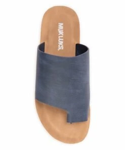 Best Sale ???? MUK LUKS Navy & Beige About Face Toe-Loop ???? Sandal - ???? Women ⌛ 8 Best Sale ???? MUK LUKS Navy & Beige About Face Toe-Loop ???? Sandal - ???? Women ⌛ -MUK LUKS SHOP zu103107287 alt 3 tm1646151257