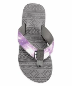 Outlet ⭐ MUK LUKS Purple Tie-Dye Emma Flip-Flop - ???? Women ⌛ -MUK LUKS SHOP zu103182222 alt 3 tm1645129849