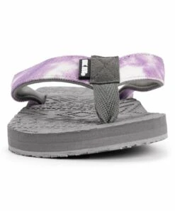 Outlet ⭐ MUK LUKS Purple Tie-Dye Emma Flip-Flop - ???? Women ⌛ -MUK LUKS SHOP zu103182222 alt 4 tm1645129849