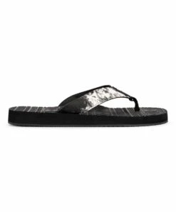 Top 10 ???? MUK LUKS Black & White Tie-Dye Emma Flip-Flop - ???? Women ???? -MUK LUKS SHOP zu103189194 alt 2 tm1645129849