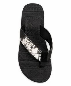Top 10 ???? MUK LUKS Black & White Tie-Dye Emma Flip-Flop - ???? Women ???? -MUK LUKS SHOP zu103189194 alt 3 tm1645129849