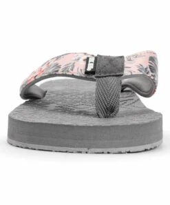 Budget ???? MUK LUKS Gray & White Floral Emma Flip-Flop - ???? Women ???? -MUK LUKS SHOP zu103189195 alt 4 tm1645129849
