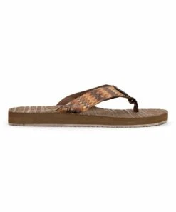 Cheapest ⌛ MUK LUKS Brown Geometric Emma Flip-Flop - ???? Women ???? 7 Cheapest ⌛ MUK LUKS Brown Geometric Emma Flip-Flop - ???? Women ???? -MUK LUKS SHOP zu103189198 alt 2 tm1645129849