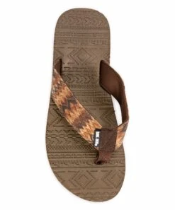 Cheapest ⌛ MUK LUKS Brown Geometric Emma Flip-Flop - ???? Women ???? 8 Cheapest ⌛ MUK LUKS Brown Geometric Emma Flip-Flop - ???? Women ???? -MUK LUKS SHOP zu103189198 alt 3 tm1645129849