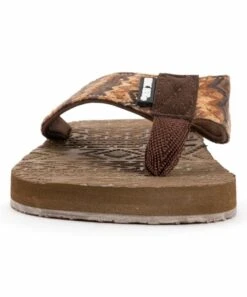 Cheapest ⌛ MUK LUKS Brown Geometric Emma Flip-Flop - ???? Women ???? 9 Cheapest ⌛ MUK LUKS Brown Geometric Emma Flip-Flop - ???? Women ???? -MUK LUKS SHOP zu103189198 alt 4 tm1645129849