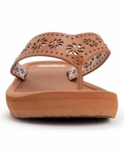 Budget ???? MUK LUKS Tan Cutout All Day ???? Sandal - ???? Women ⌛ -MUK LUKS SHOP zu103439683 alt 3 tm1649263923 1