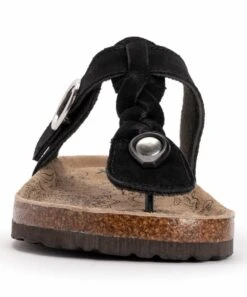 Flash Sale ???? MUK LUKS Black Braided Marsha Terra Turf Suede ???? Sandals - ???? Women ???? 7 Flash Sale ???? MUK LUKS Black Braided Marsha Terra Turf Suede ???? Sandals - ???? Women ???? -MUK LUKS SHOP zu103439687 alt 3 tm1649263923