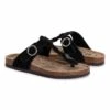 Flash Sale ???? MUK LUKS Black Braided Marsha Terra Turf Suede ???? Sandals - ???? Women ????