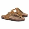 Best deal ???? MUK LUKS Tan Braided Marsha Terra Turf Suede ???? Sandal - ???? Women ????