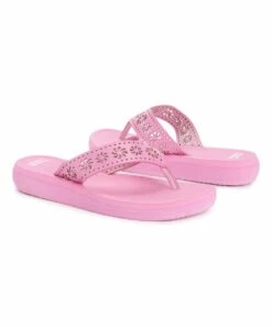Budget ???? MUK LUKS Azalea Pink Cutout All Day ???? Sandal - ???? Women ????