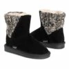 New ???? MUK LUKS Black & White Sabrina Boot - ???? Girls For Kids ????