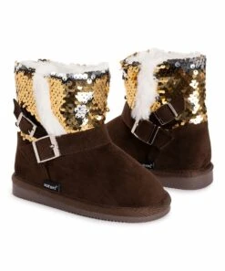 Brand new ???? MUK LUKS Chocolate & Tan Alyx Boot - ???? Girls For Kids ????