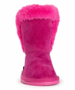 Best Sale ???? MUK LUKS Pink & Orange Geometric Carey Boot - ???? Girls For Kids ???? -MUK LUKS SHOP zu107859304 alt 4 tm1669216356 1