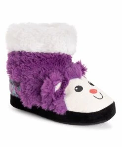 Wholesale ???? MUK LUKS Purple Monkey Slipper Boot - ???? Girls For Kids ✨ -MUK LUKS SHOP zu107867120 alt 3 tm1661364334