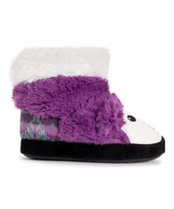 Wholesale ???? MUK LUKS Purple Monkey Slipper Boot - ???? Girls For Kids ✨ -MUK LUKS SHOP zu107867120 alt 4 tm1661364334