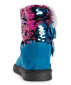 Promo ???? MUK LUKS Turquoise & Pink Alyx Boot - ???? Girls For Kids ⌛ -MUK LUKS SHOP zu107867122 alt 3 tm1669216356