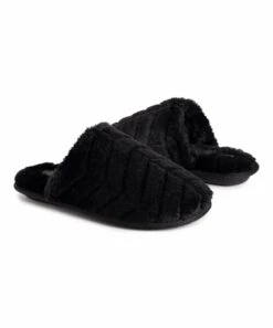 Outlet ???? MUK LUKS Black Frenchie Slipper - ???? Women ⌛