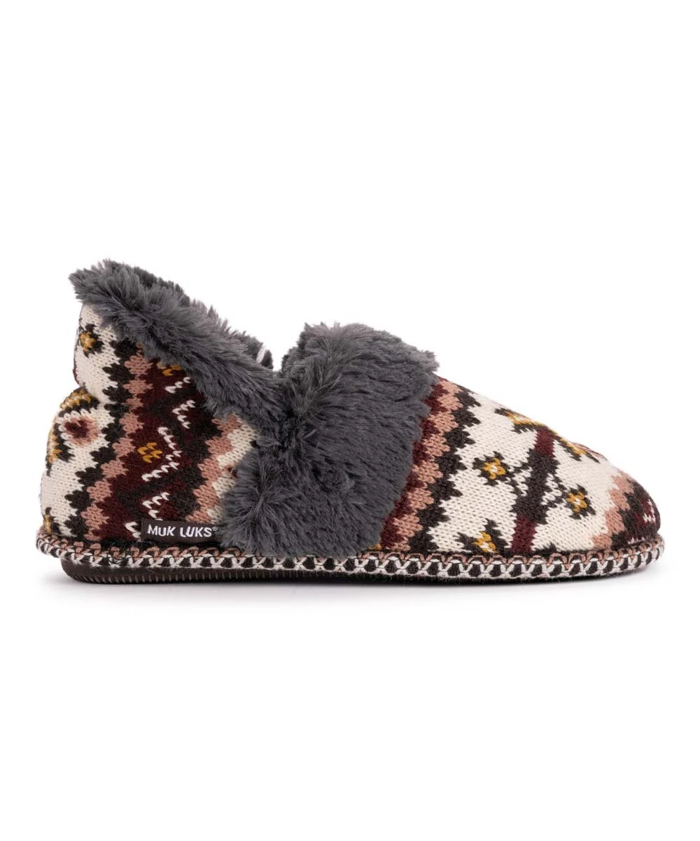 Best Pirce ⌛ MUK LUKS Burgundy Magalie Slipper - ???? Women ???? 3 Best Pirce ⌛ MUK LUKS Burgundy Magalie Slipper - ???? Women ???? - Image 3
