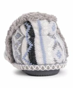 Hot Sale ???? MUK LUKS Ice Gray Magalie Slipper - ???? Women ???? -MUK LUKS SHOP zu107951362 alt 2 tm1661364334 1