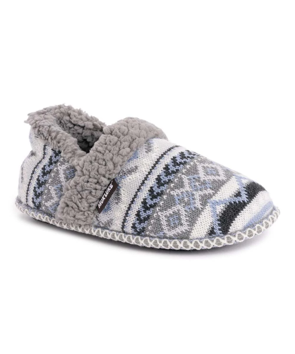 Hot Sale ???? MUK LUKS Ice Gray Magalie Slipper - ???? Women ???? 4 Hot Sale ???? MUK LUKS Ice Gray Magalie Slipper - ???? Women ???? - Image 4