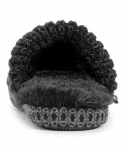 Best Sale ✔️ MUK LUKS Dark Gray Heather Fritzie Slipper - ???? Women ✨ -MUK LUKS SHOP zu107956094 alt 3 tm1661364334