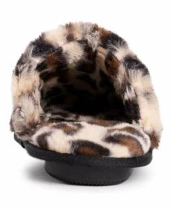 Outlet ???? MUK LUKS Brown Leopard Frenchie Slipper - ???? Women ❤️ -MUK LUKS SHOP zu107956097 alt 2 tm1661364334