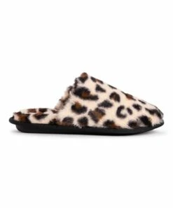Outlet ???? MUK LUKS Brown Leopard Frenchie Slipper - ???? Women ❤️ -MUK LUKS SHOP zu107956097 alt 3 tm1661364334