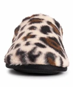 Outlet ???? MUK LUKS Brown Leopard Frenchie Slipper - ???? Women ❤️ -MUK LUKS SHOP zu107956097 alt 4 tm1661364334