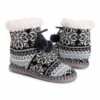 Discount ???? MUK LUKS Alice Blue Fair Isle Pom Bootie - ???? Women ✨