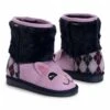 New ⭐ MUK LUKS Purple & Navy Cat Zoo Friends Boot - ???? Girls For Kids ????