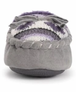 Best Pirce ???? MUK LUKS Purple & White Stripe Moccasin Slipper - ???? Girls For Kids ???? 7 Best Pirce ???? MUK LUKS Purple & White Stripe Moccasin Slipper - ???? Girls For Kids ???? -MUK LUKS SHOP zu108267745 alt 3 tm1661365097 1