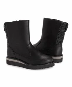 Cheap ???? MUK LUKS Black Slope Natalie Boot - ???? Women ⌛