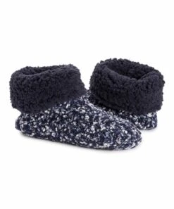 Deals ???? MUK LUKS Denim Popcorn-Cuff Bootie Slippers - ???? Women ????