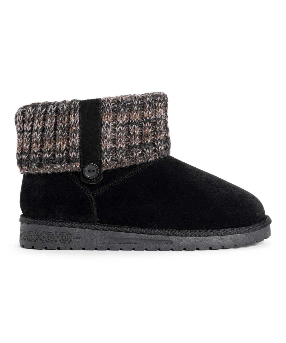 Best deal ???? Essentials By MUK LUKS Black Octavia Button-Accent Boot - ???? Women ???? 2 Best deal ???? Essentials By MUK LUKS Black Octavia Button-Accent Boot - ???? Women ???? - Image 2
