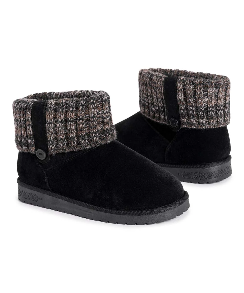 Best deal ???? Essentials By MUK LUKS Black Octavia Button-Accent Boot - ???? Women ???? 1 Best deal ???? Essentials By MUK LUKS Black Octavia Button-Accent Boot - ???? Women ????