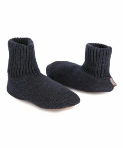 MUK LUKS SHOP 15 Best deal ???? MUK LUKS Navy Morty Ragg Wool-Blend Slipper ???? Socks - Men ????