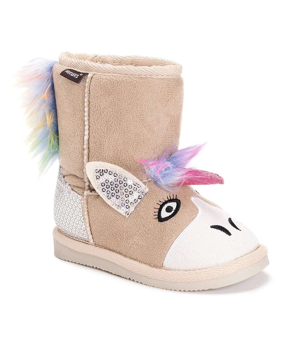Discount ???? MUK LUKS Tan Luna Unicorn Boot - ???? Girls For Kids ???? 2 Discount ???? MUK LUKS Tan Luna Unicorn Boot - ???? Girls For Kids ???? - Image 2