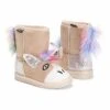Discount ???? MUK LUKS Tan Luna Unicorn Boot - ???? Girls For Kids ????