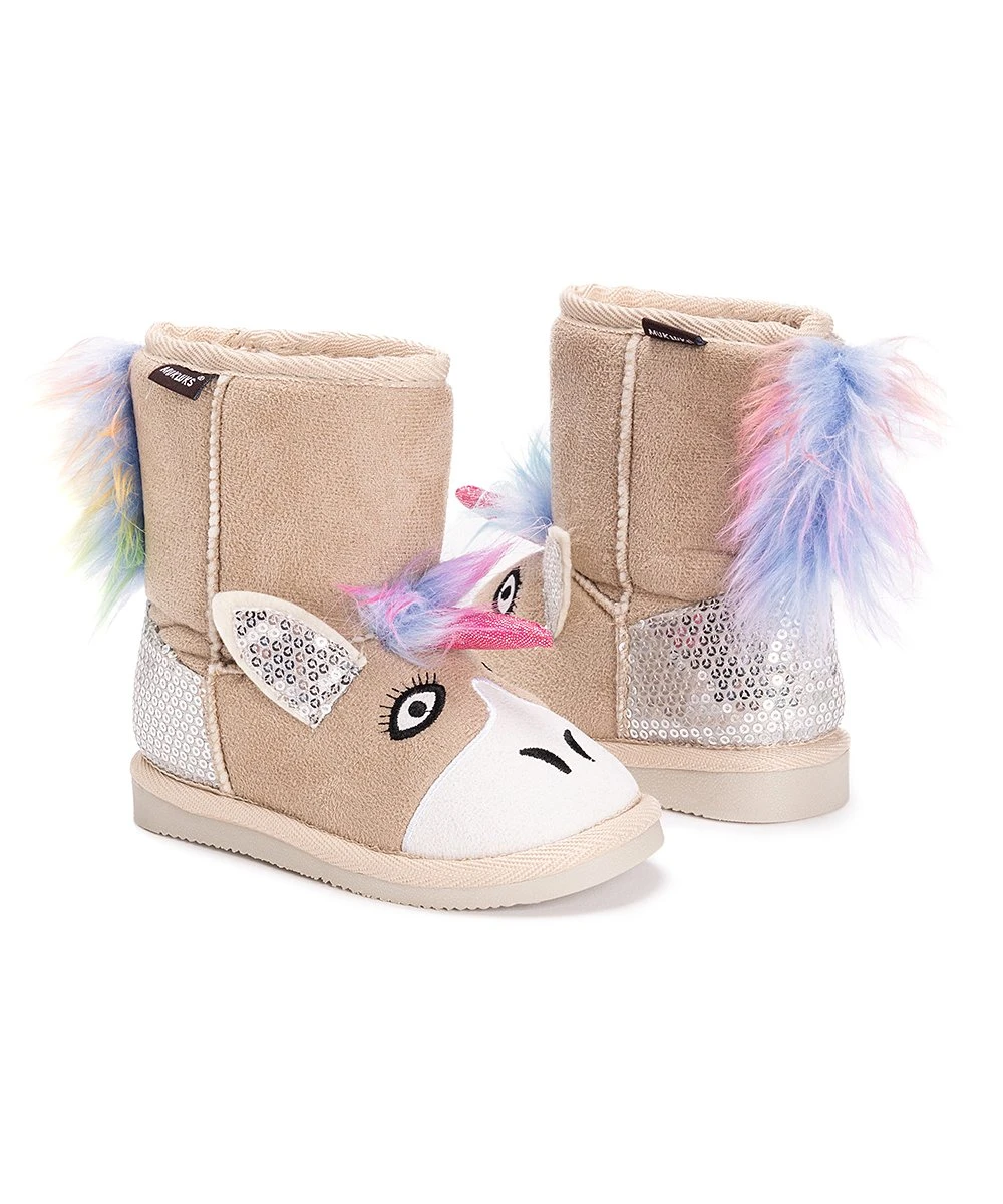 Discount ???? MUK LUKS Tan Luna Unicorn Boot - ???? Girls For Kids ???? 1 Discount ???? MUK LUKS Tan Luna Unicorn Boot - ???? Girls For Kids ????