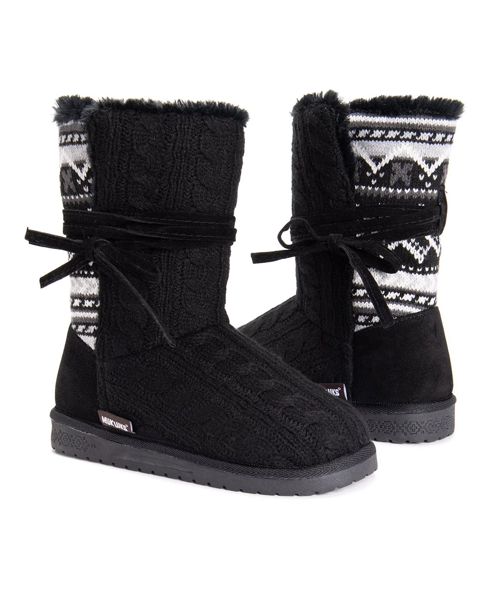 Cheap ???? MUK LUKS Ebony Fair Isle-Accent Clementine Boot - ???? Women ❤️ 1 Cheap ???? MUK LUKS Ebony Fair Isle-Accent Clementine Boot - ???? Women ❤️