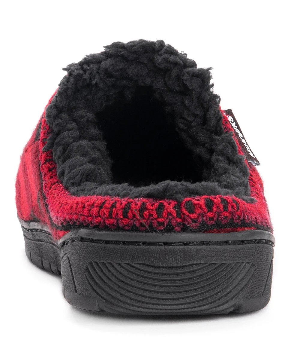 Buy ???? MUK LUKS Red & Black Buffalo Check Gabriel Clog Slipper - Men ???? 3 Buy ???? MUK LUKS Red & Black Buffalo Check Gabriel Clog Slipper - Men ???? - Image 3