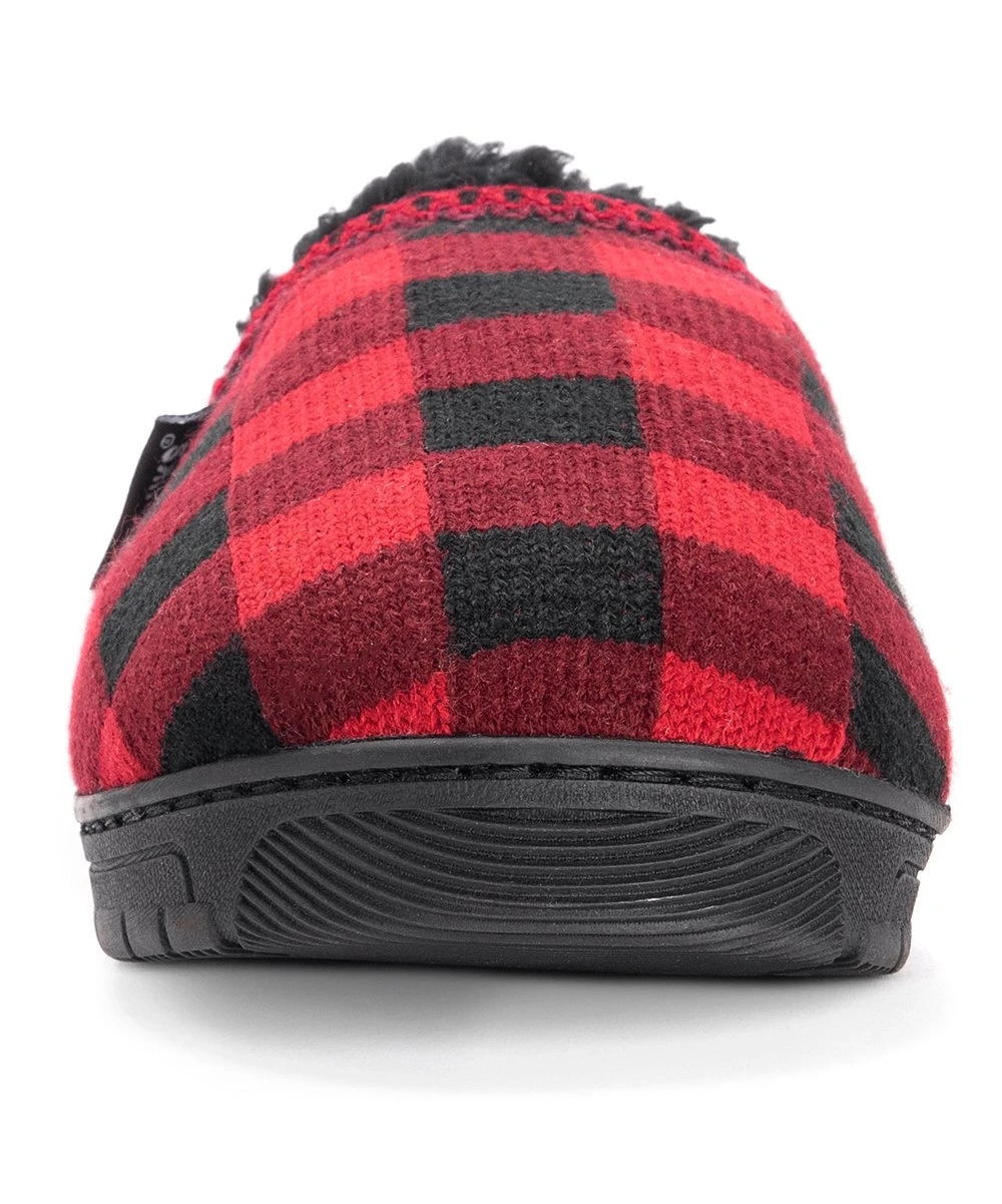 Buy ???? MUK LUKS Red & Black Buffalo Check Gabriel Clog Slipper - Men ???? 4 Buy ???? MUK LUKS Red & Black Buffalo Check Gabriel Clog Slipper - Men ???? - Image 4