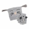Promo ❤️ MUK LUKS Medium Gray Mouse Zoo Baby Beanie & Flip Mitten Set For Kids ????