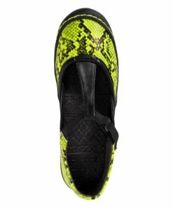 New ???? MUK LUKS Yellow Snake Print Samantha Mary Jane - ???? Women ???? -MUK LUKS SHOP zu83954534 alt 3 tm1579892779