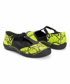 New ???? MUK LUKS Yellow Snake Print Samantha Mary Jane - ???? Women ????