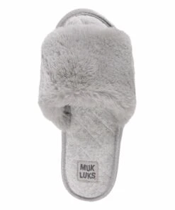 Coupon ???? MUK LUKS Gray Faux Fur Sariah Slide Slipper - ???? Women ⭐ 8 Coupon ???? MUK LUKS Gray Faux Fur Sariah Slide Slipper - ???? Women ⭐ -MUK LUKS SHOP zu92236354 alt 3 tm1611844651