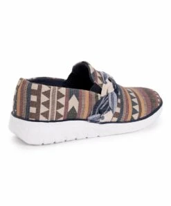 Promo ???? MUK LUKS Beige Geometric Boardwalk Stroll Slip-On ???? Sneaker - ???? Women ???? -MUK LUKS SHOP zu92236440 alt 2 tm1612186741