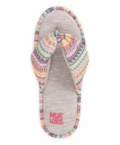 Brand new ✔️ MUK LUKS Pink Geometric Dawna Thong Slipper - ???? Women ???? 7 Brand new ✔️ MUK LUKS Pink Geometric Dawna Thong Slipper - ???? Women ???? -MUK LUKS SHOP zu92463732 alt 3 tm1613500564