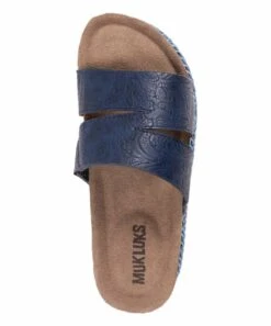 Budget ???? MUK LUKS Navy Beach Blanket Platform ???? Sandal - ???? Women ???? -MUK LUKS SHOP zu92463827 alt 3 tm1613594136