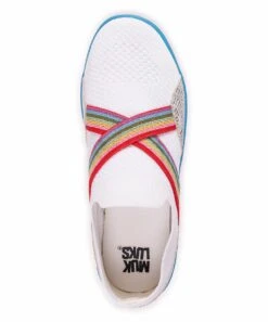 Buy ???? MUK LUKS White Snake-Embossed Boardwalk Empire ???? Sneaker - ???? Women ???? -MUK LUKS SHOP zu94200982 alt 3 tm1617986343